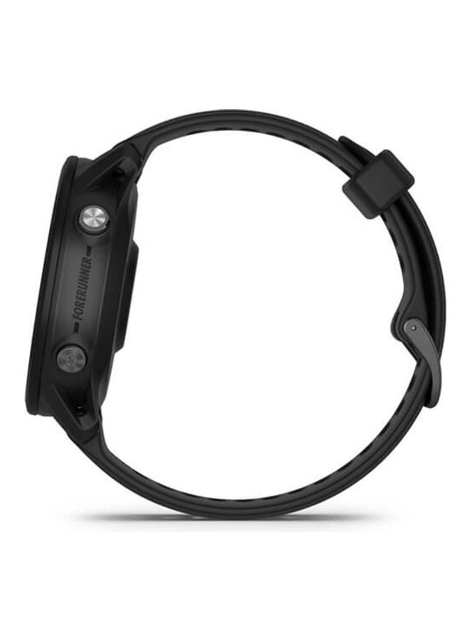 GARMIN - Forerunner 955 - 46.5MM - Solar - Up To 49 Hours Battery Life In GPS Mode With Solar Charging - 1.3"inch Sunlight-Visible Display, Scratch Resistant, Corning® Gorilla® Glass Dx, Heart Rate Monitor, All Day Stress Monitor, Advanced GPS Features, Built-in GNSS and Sports App, iOS and Android Compatible Black - Image 1