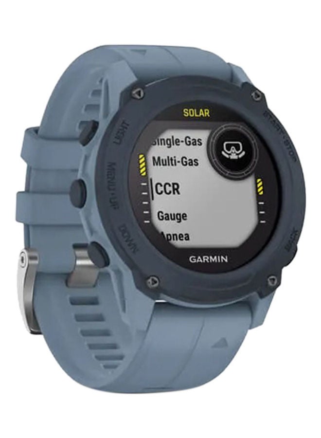 GARMIN Descent G1 Solar Dive Computer Emea - 45.5MM - up To 26 Days Of Battery Life - Monochrome, Sunlight Visible , scratch Resistant , power Sapphireheart Rate Monitor, All Day Stress Monitor , advanced GPS Features , dive Features , iOS and Android Compatible Blue  - Image 2