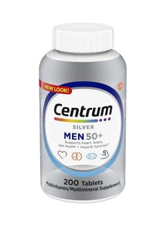 Centrum Silver Multivitamin For Men 50 Plus Multimineral Supplement 200 Ct 