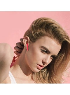 MARGOUN TWS Bluetooth Earphones Touch Control Stereo Hands Free Earbuds With Mic For Android/iOS Rose Red  - Image 4