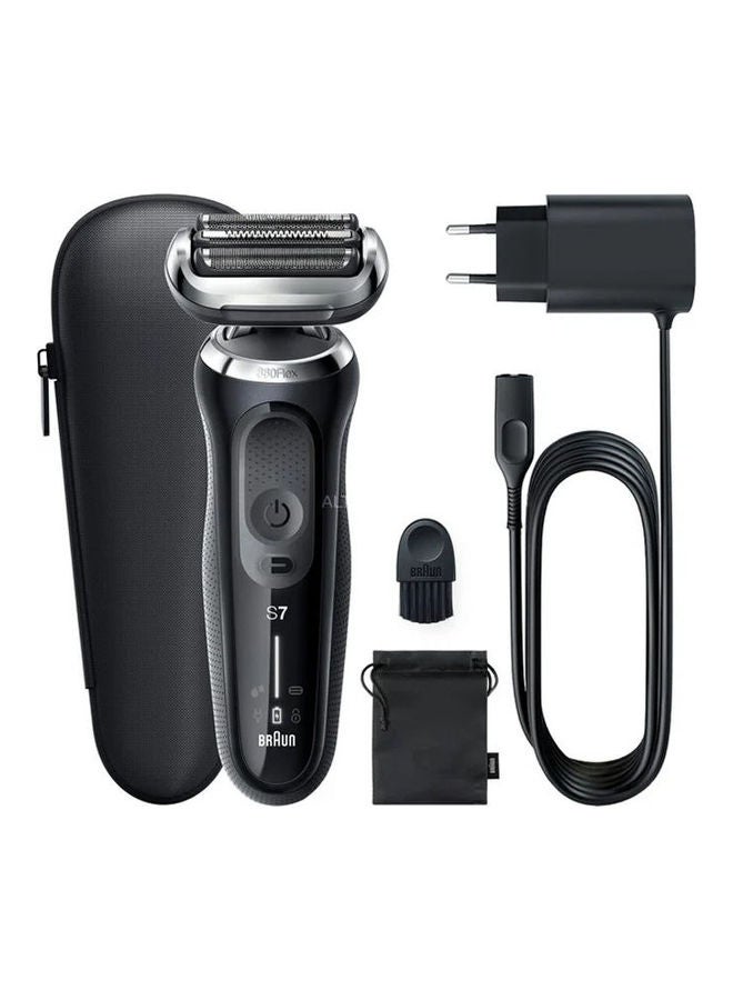BRAUN Series 7 71-N1000S Wet & Dry Shaver With Travel Case Black - Image 3