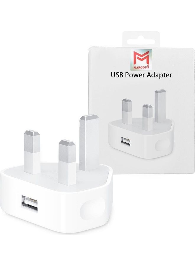 MARGOUN 5W USB Power Adapter White - Image 1