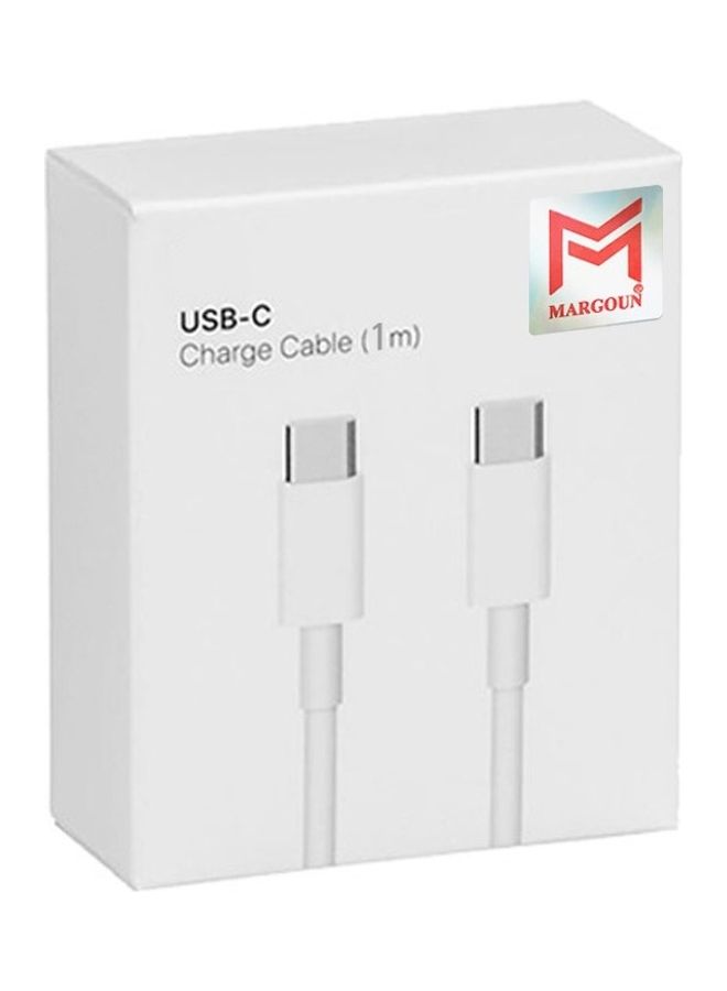 MARGOUN USB-C Charge Cable 1m White  - Image 5