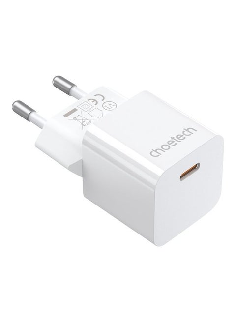 Choetech PD5010 USB-C PD3.0 Wall Charger - 20W white