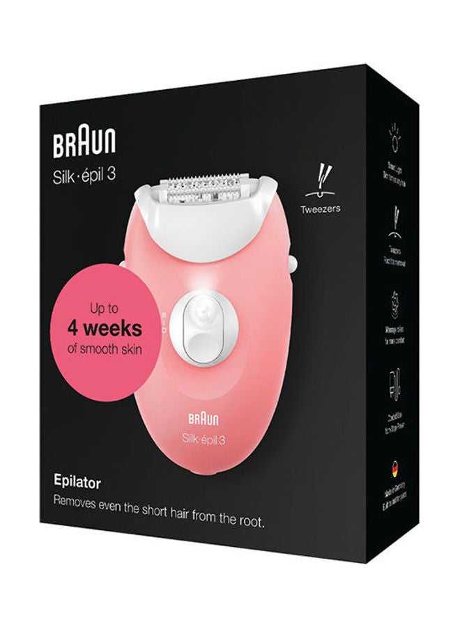 Silk-Epil SE 3176  3 Legs Epilator With Massage Cap Pink - v1672034533/N53373955A_1