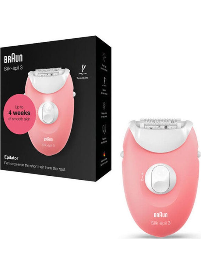 Silk-Epil SE 3176  3 Legs Epilator With Massage Cap Pink - v1672034533/N53373955A_2