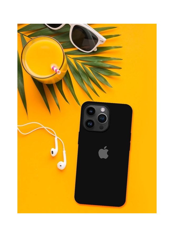 MARGOUN - iPhone 14 Pro Max Case Silicone Cover Liquid Gel Soft Ultra Slim Shockproof Back Cover Full Body Protection 6.7 inch Black - Image 1