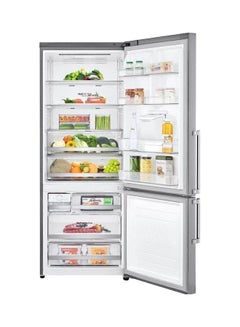 LG 446 Liter Bottom Freezer Refrigerators With Water Dispenser Inverter Linear Compressor (International Version) GCF689BLCM Silver  - Image 2