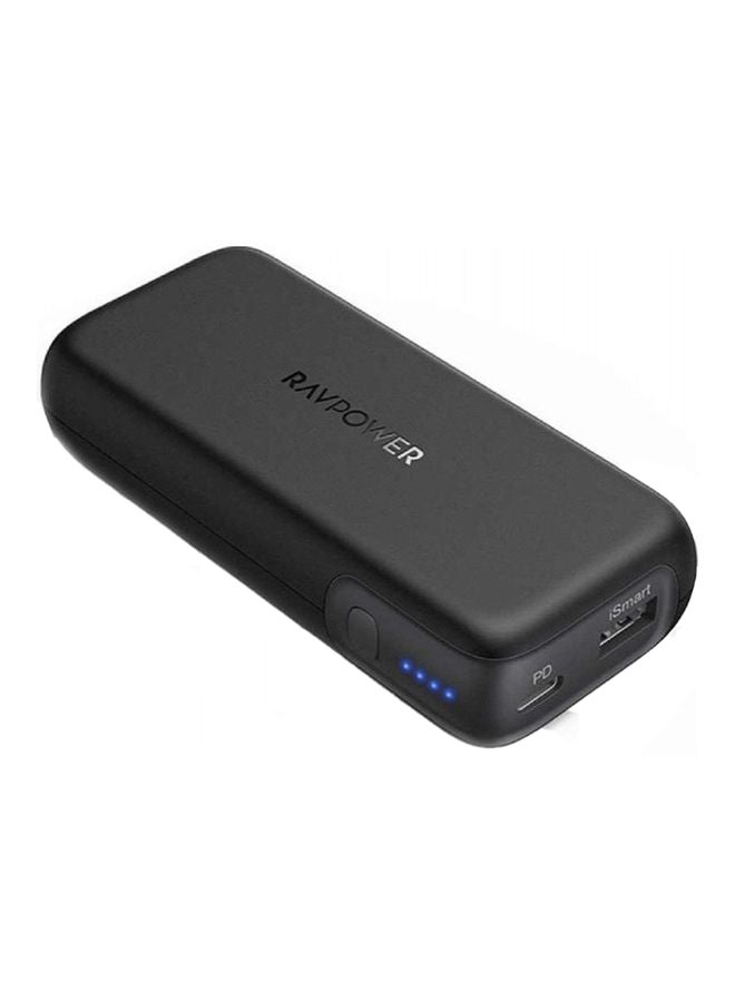 RAVPOWER 10000 mAh 10000 mAh 2 Port Power Bank Black  - Image 1