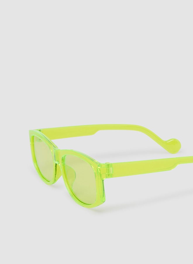 Women's Sunglass With Durable Frame Lens Color Green Frame Color Green - Image 3