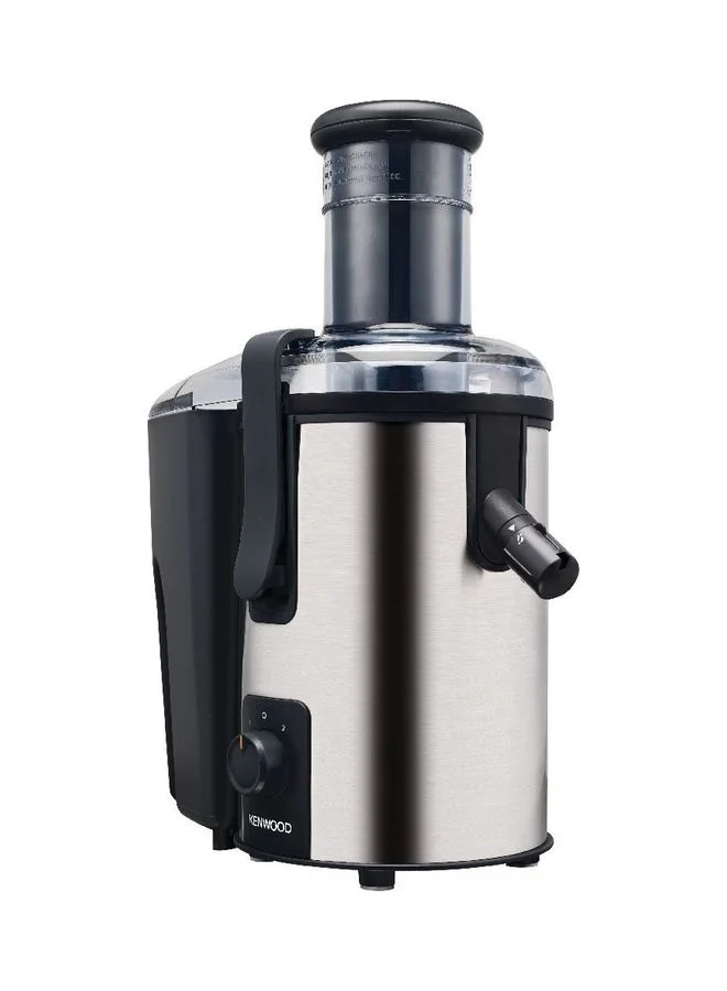 KENWOOD Juicer Stainless Steel Juice Extractor With 75mm Wide Feed Tube 2 Speed Anti Drip For Home Office Restaurant And Cafeteria 700 W JEM50.000BS Silver