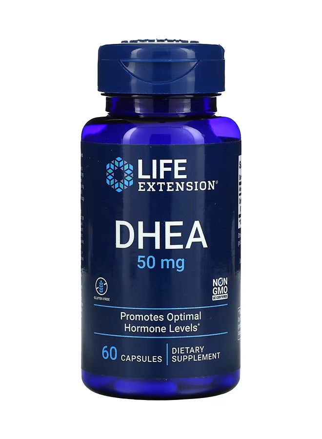 Life Extension DHEA Dietary Supplement - 60 Capsules  - Image 1