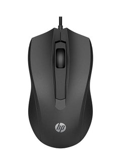 HP Mouse Wired 100- 6VY96AA Black  - Image 1