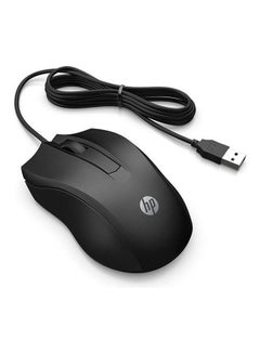 HP Mouse Wired 100- 6VY96AA Black  - Image 3
