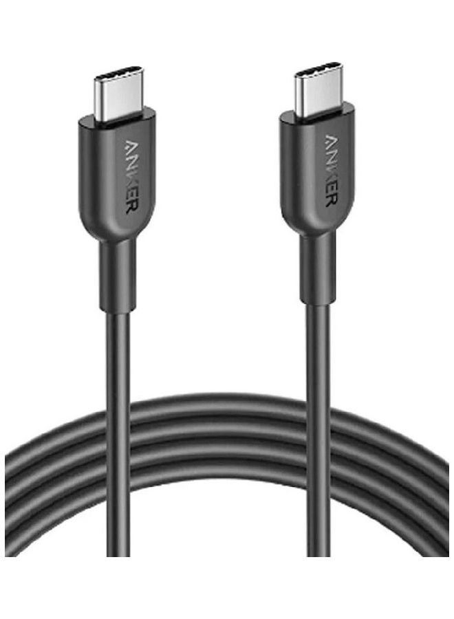 PowerLine III USB-C to USB-C 2.0 Cable 3ft A8852H11 Black