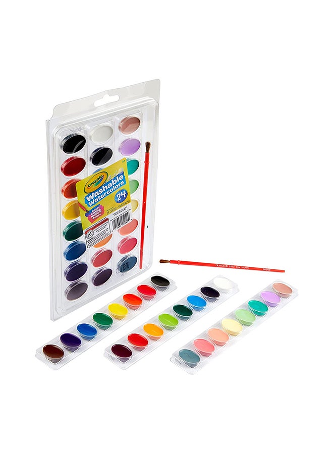 كرايولا 24 قطعة ألوان مائية قابلة للغسل - Image 1