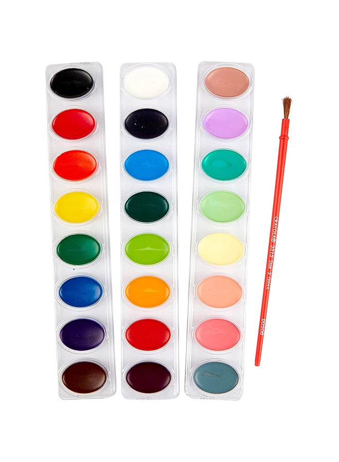 كرايولا 24 قطعة ألوان مائية قابلة للغسل - Image 4