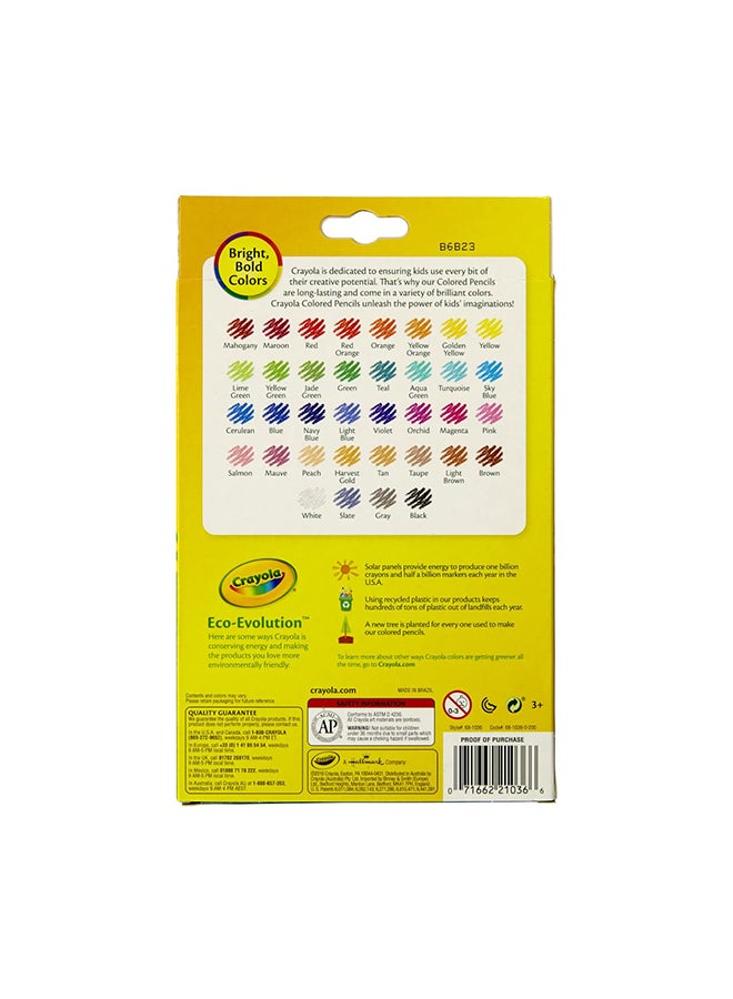 Crayola 36-Piece Erasable Colored Pencils ‎1.75 x 13.34 x 20.96cm - Image 2