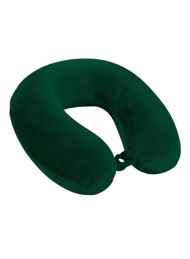 PENHALIGON'S Velvet Neck and Travel Pillow Velvet Dark Green 30x25x10cm - Image 1