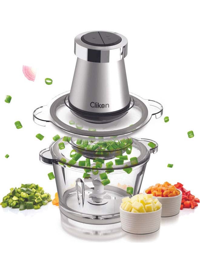 كليكون قطّاعة طعام كهربائية 350 W CK2643 فضي - Image 2