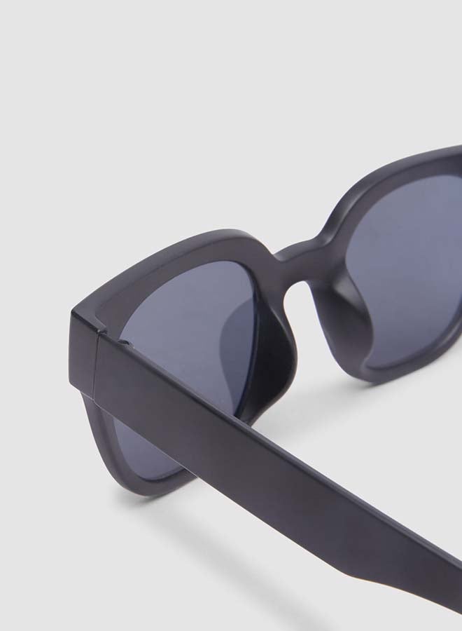 Women's Sunglass With Durable Frame Lens Color Grey Frame Color Black - Image 2