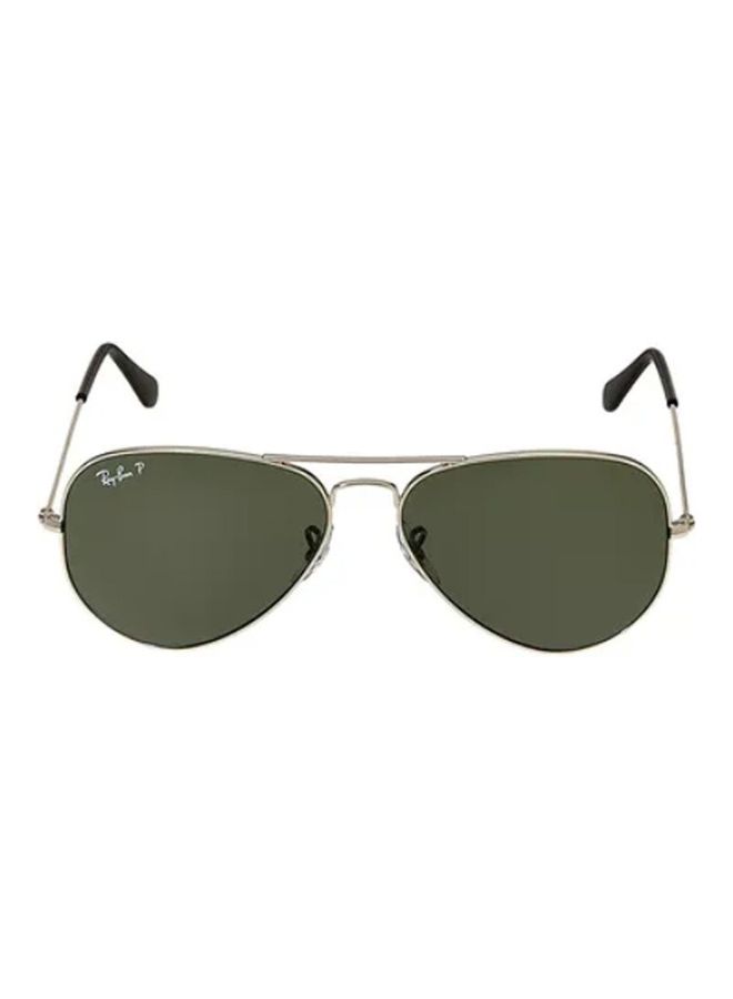 Gradient Aviator Sunglasses - Lens Size: 58 mm