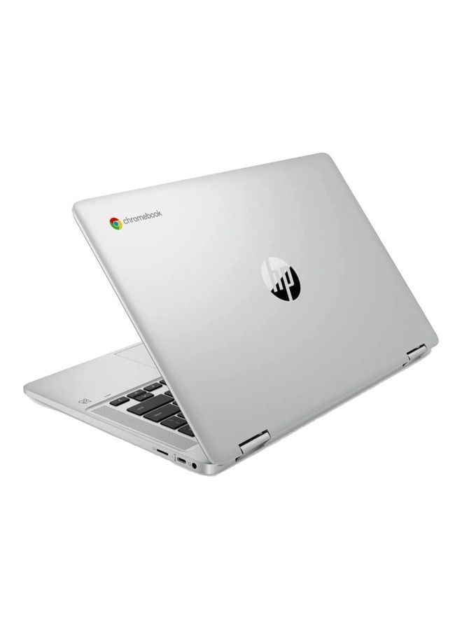 HP - Chromebook x360 14b-cb0013dx Laptop With 14-Inch Display, Celeron N4500 Processor/4GB RAM/32GB Emmc/Intel UHD Graphics/Chrome OS English Natural Silver - Image 1