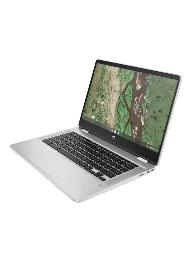 HP - Chromebook x360 14b-cb0013dx Laptop With 14-Inch Display, Celeron N4500 Processor/4GB RAM/32GB Emmc/Intel UHD Graphics/Chrome OS English Natural Silver - Image 1