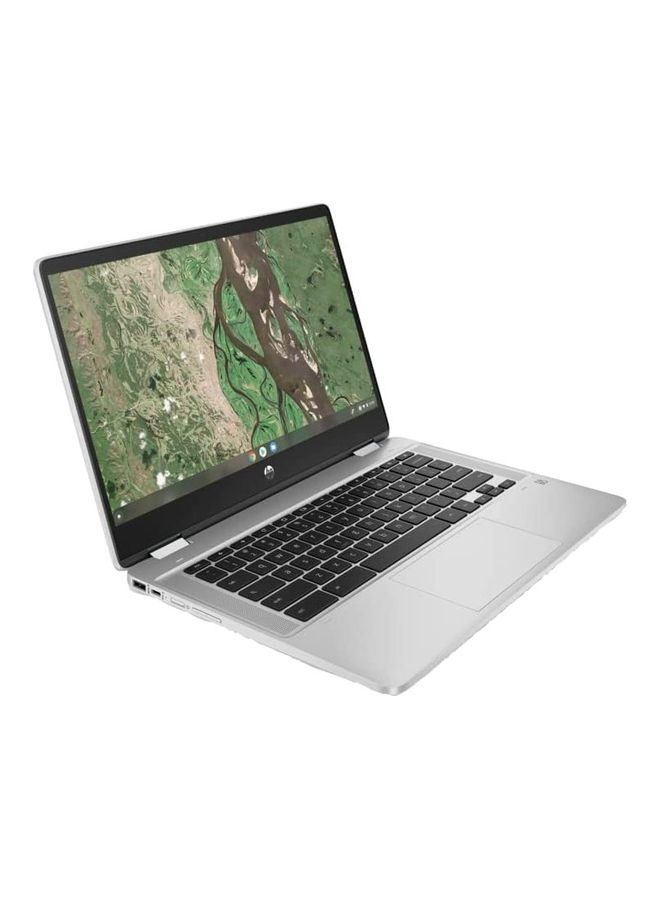 HP - Chromebook x360 14b-cb0013dx Laptop With 14-Inch Display, Celeron N4500 Processor/4GB RAM/32GB Emmc/Intel UHD Graphics/Chrome OS English Natural Silver - Image 1