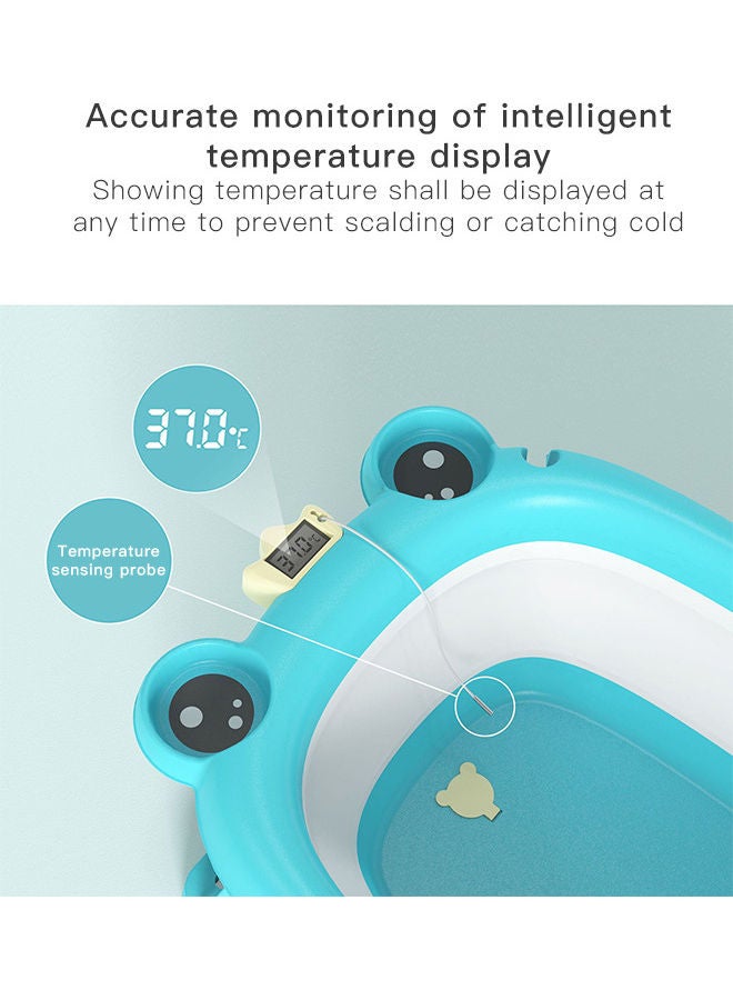 كيدل حوض استحمام قابل للطي للأطفال مع سرير ومقياس حرارة - Image 3