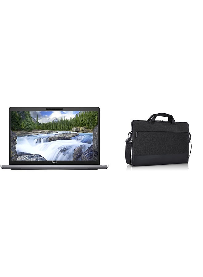 Latitude 5510 (Upgraded Version) Laptop With 15.6-Inch Full HD Antiglare Display, Core i5-10210U Processor/16GB RAM/512GB SSD/Intel UHD Graphics/Windows 11 Pro With Free Dell Original Bag Back English Silver