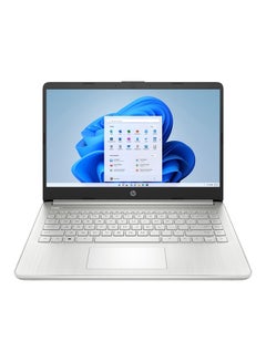 14s-dq5025ne (Upgraded Version) Laptop With 14-Inch Display, Core i5 1235u Processor/8GB RAM/512GB SSD/Integrated Graphics/Windows 11 English/Arabic SILVER