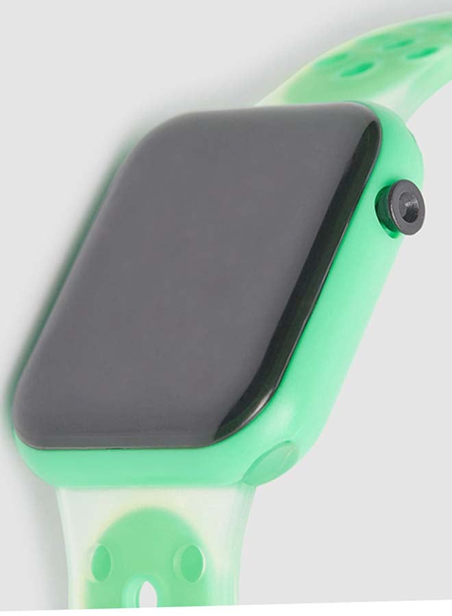 Modern Digital Watches Leather - Green ,Digital, Quartz - Image 5