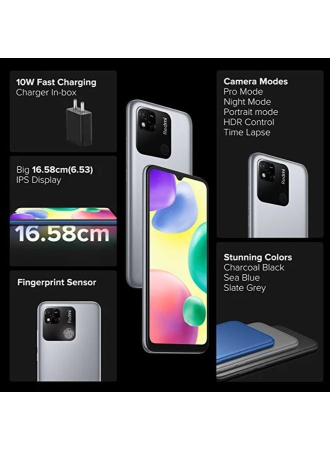 Xiaomi - Redmi 10A Sport  Dual Sim Slate Gray 6GB RAM 128GB 4G - International Version - Image 1