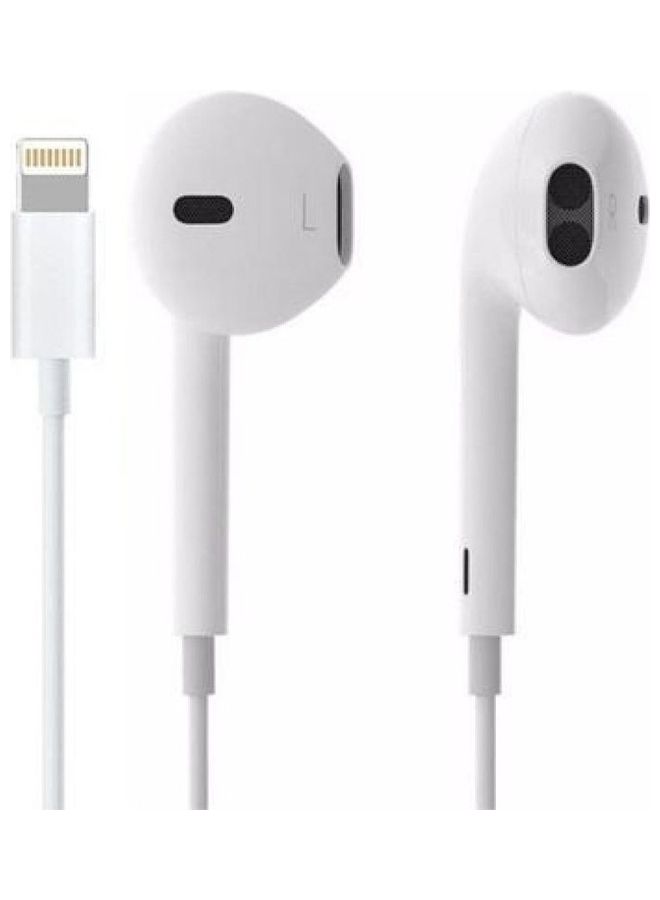 MARGOUN Earphones with Lightning Connector and USB-C to Lightning Cable White - Image 2