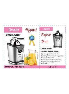 DESSINI Citrus Juicer 300.0 W KD3636 silver/black  - Image 2