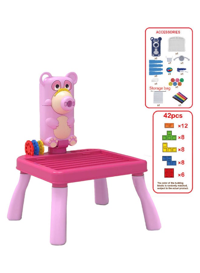 Kidle - Early Education Drawing Table For Kids Trace And Draw Projector Toy With Light Music Hand-Held Projection Camera - Image 1