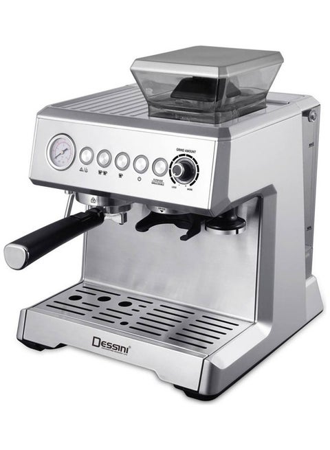 ماكينة صنع إسبريسو 2.3 L 2000 W Espressomaker6464 لون فضي