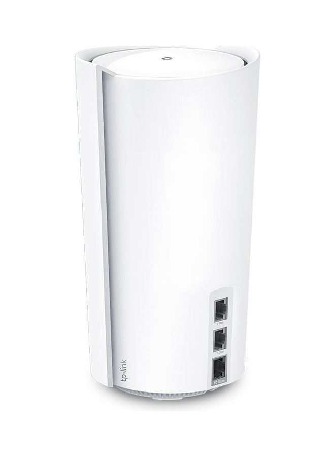 TP-LINK - AXE11000 Tri Band 6E Wi-Fi Mesh Network System, 10Gbps Ethernet Port, Compatible With Alexa White - Image 1