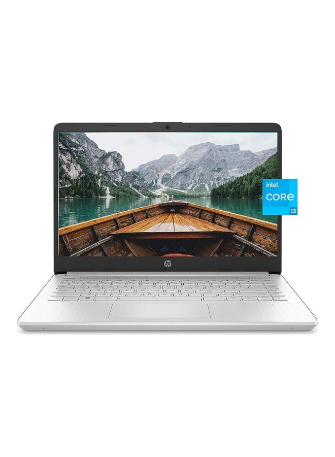 HP 14-dq2032wm (Upgraded Version) Laptop With 14-Inch Display, Core i3-1115G4 Processor/4GB RAM/128GB SSD/Intel UHD Graphics 620/Windows 10 Home English Silver  - Image 1