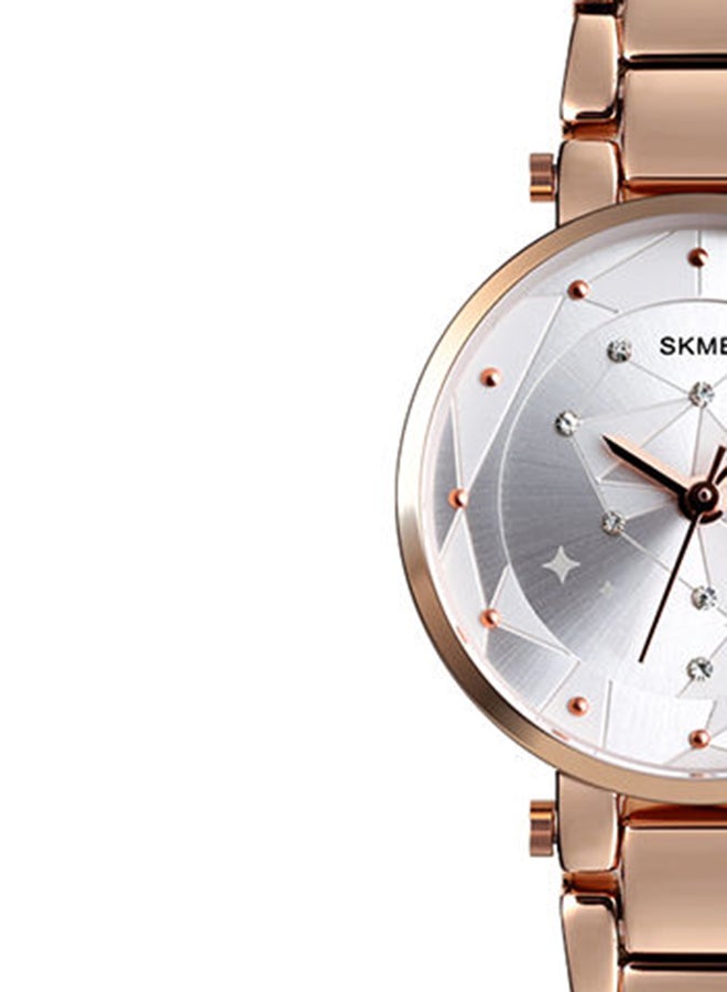 سكمي ساعة يد كوارتز للسيدات من البلاستيك المقاوم للماء ذات علامة تجارية فاخرة وبسيطة للسيدات 1411 للنساء - Image 4