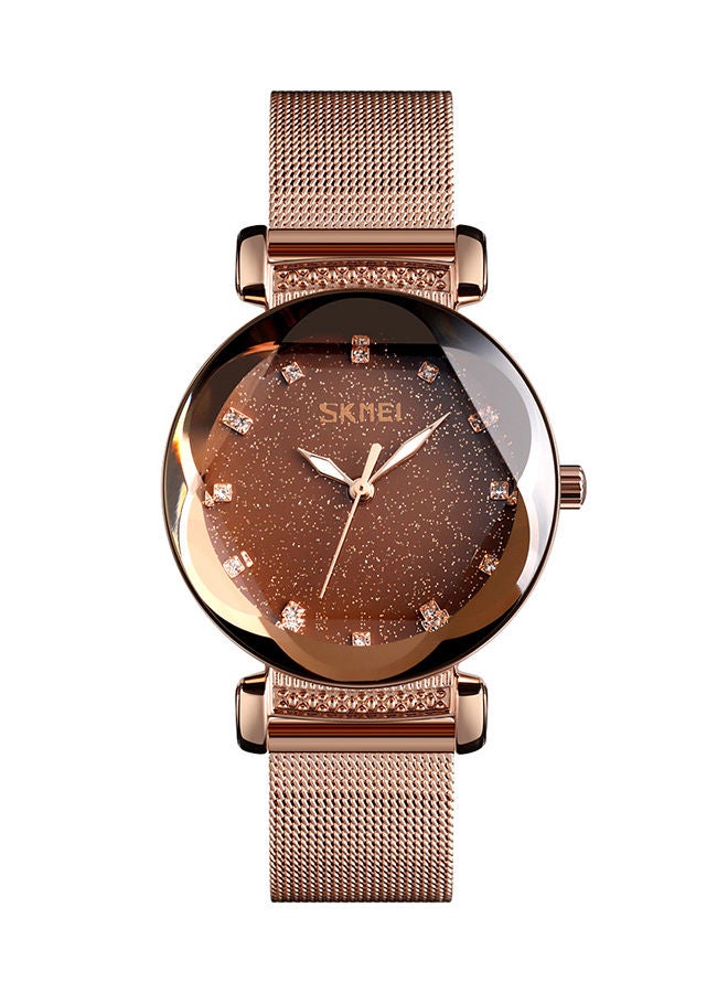 SKMEI Women's Waterproof Stainless Steel Luxury Watch 9188  - Image 1