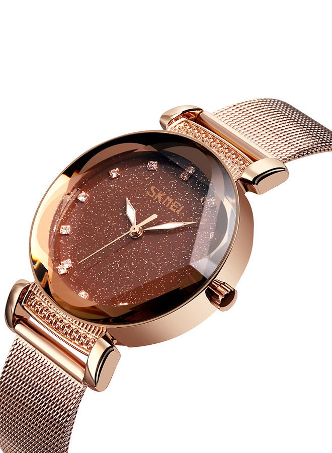 SKMEI Women's Waterproof Stainless Steel Luxury Watch 9188  - Image 2