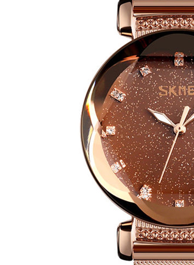 SKMEI Women's Waterproof Stainless Steel Luxury Watch 9188  - Image 4