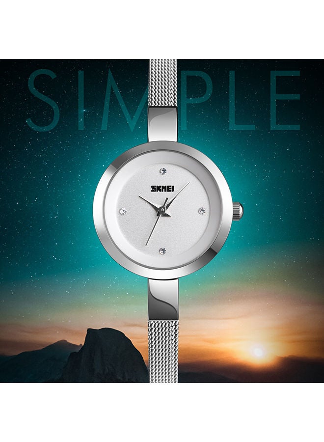 SKMEI Women's Waterproof Stainless Steel Fashion Luxury Watch 1390  - Image 3