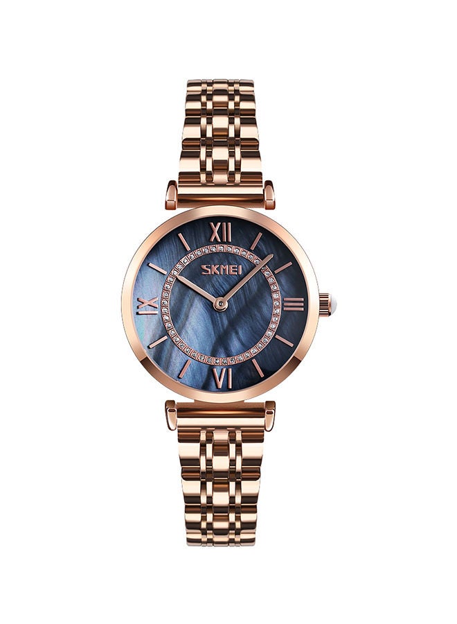 SKMEI - Women's Waterproof Stainless Steel Fashion Luxury Watch 9198 - Image 1