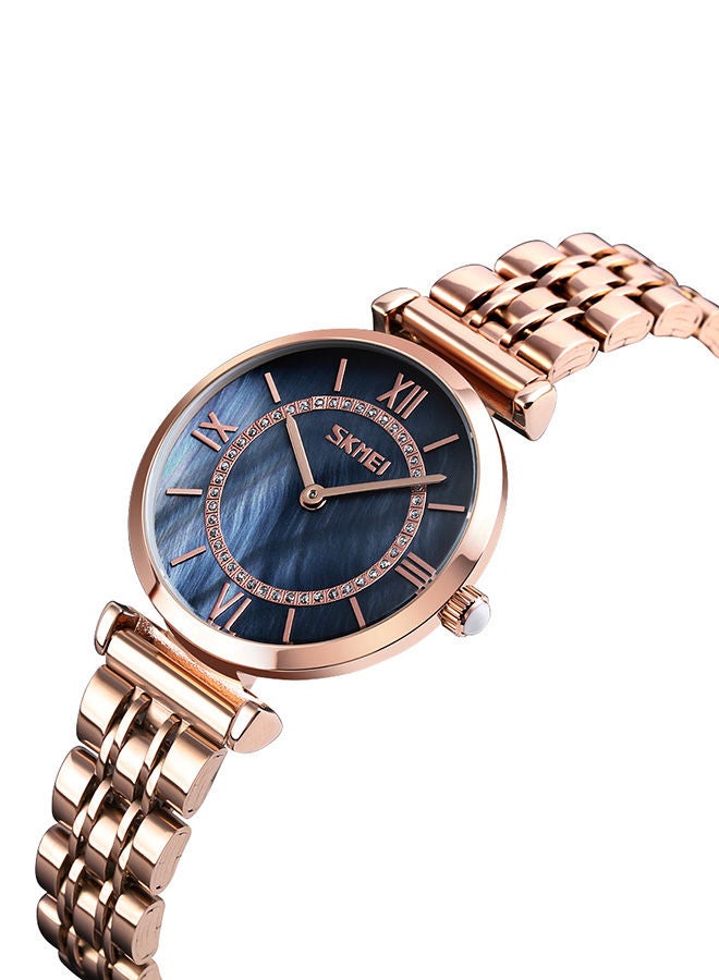 SKMEI - Women's Waterproof Stainless Steel Fashion Luxury Watch 9198 - Image 1