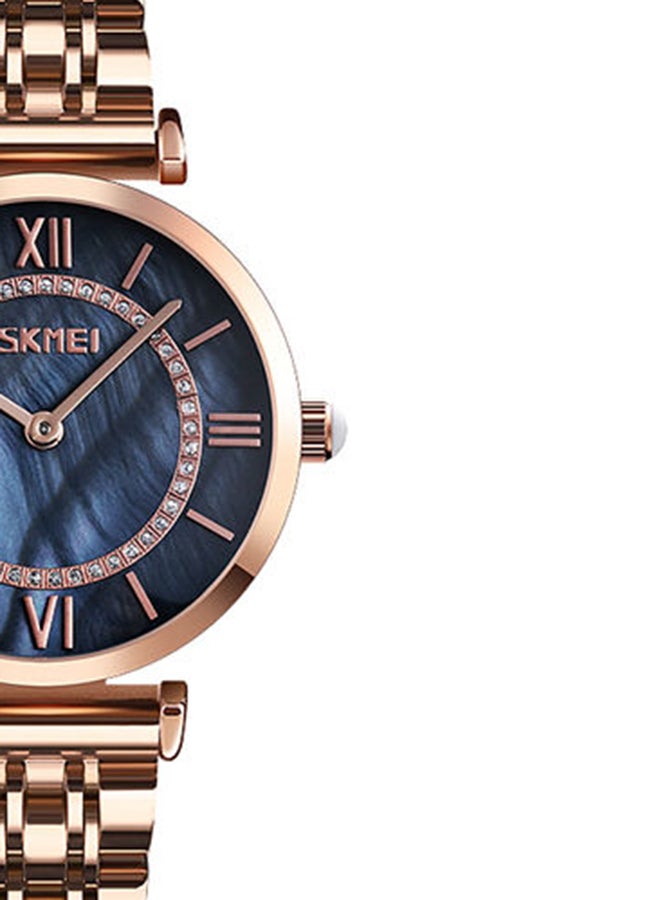 SKMEI - Women's Waterproof Stainless Steel Fashion Luxury Watch 9198 - Image 1