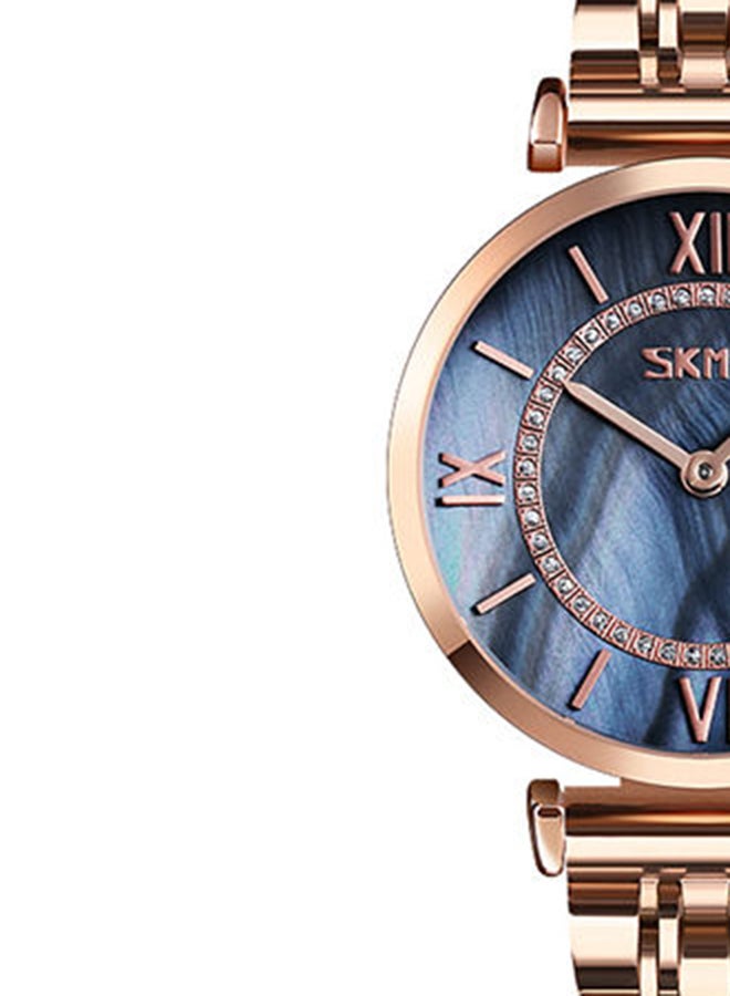 SKMEI - Women's Waterproof Stainless Steel Fashion Luxury Watch 9198 - Image 1