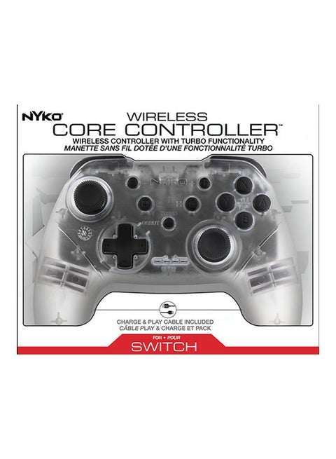 Wireless Core Controller Clear For Nintendo Switch